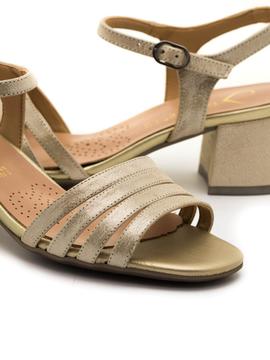 Sandalias Fiesta Desiree Luna Champan para Mujer