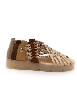 Sandalias Trisoles 1224 Oro-Serpiente para Mujer