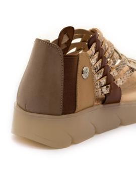 Sandalias Trisoles 1224 Oro-Serpiente para Mujer