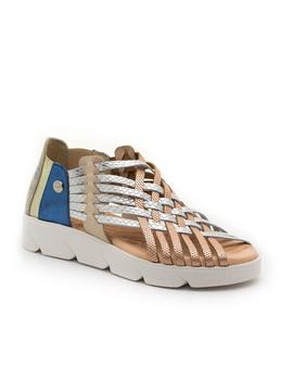 Sandalias Trisoles 1224 Bronce-Plata para Mujer