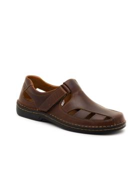 Sandalias 48Horas 017101 Piel Marrones para Hombre