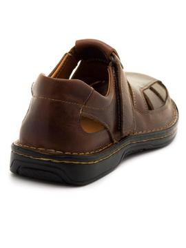 Sandalias 48Horas 017101 Piel Marrones para Hombre