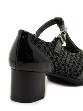 Zapato Mercedes Pitillos 6351 Negro para Mujer