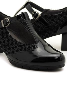 Zapato Mercedes Pitillos 6351 Negro para Mujer