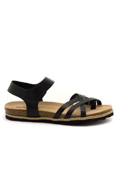 Sandalias Yokono Chipre Negras para Mujer