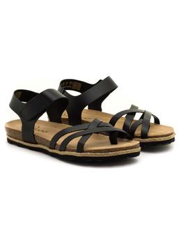 Sandalias Yokono Chipre Negras para Mujer