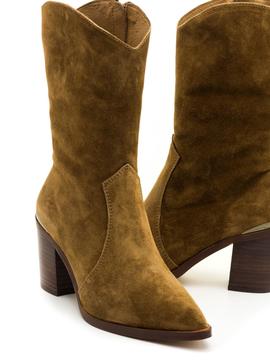 Bota Campera Alpe 40271101 Cuero para Mujer