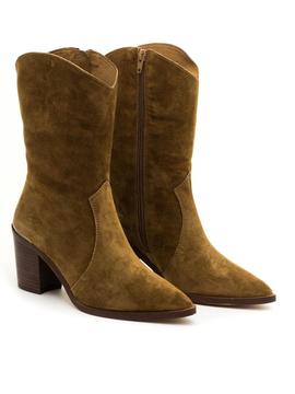 Bota Campera Alpe 40271101 Cuero para Mujer