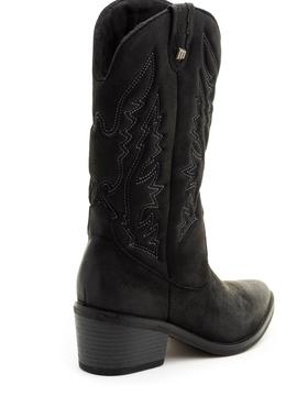 Bota Campera Mtng Tanubis Negra para Mujer