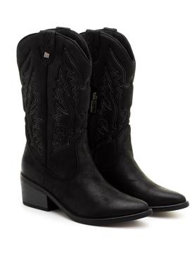 Bota Campera Mtng Tanubis Negra para Mujer