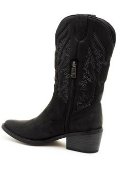 Bota Campera Mtng Tanubis Negra para Mujer