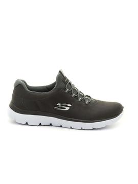 Deportivo Skechers CHAR Gris para Mujer