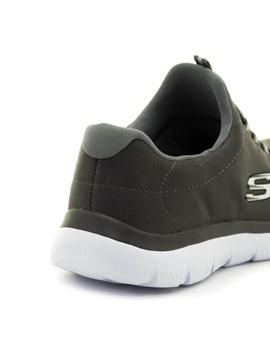 Deportivo Skechers CHAR Gris para Mujer