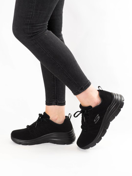 Deportino Skechers FASHION FEET Negro para Mujer