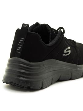 Deportino Skechers FASHION FEET Negro para Mujer