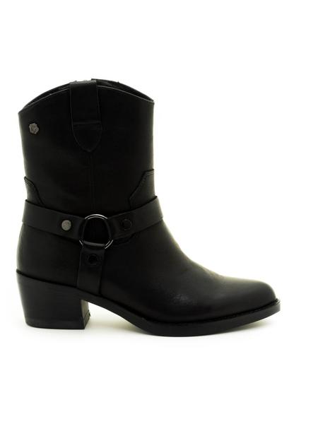 Vislumbrar Preescolar Teoría establecida Bota Campera Carmela 67386 Negra para Mujer en monchel