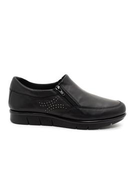 Mocasín 48Horas 0702 Negro para Mujer