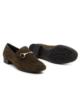 Mocasín Callaghan 26901 Musgo para Mujer