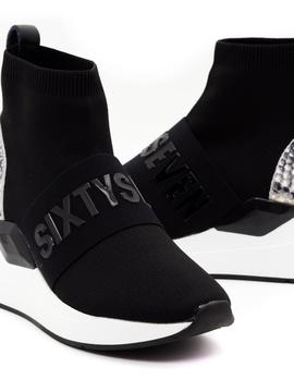 Botín SixtySeven Negro para Mujer en Monchel.com