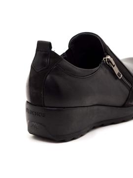 Mocasín Fluchos F1069 Negro para Mujer