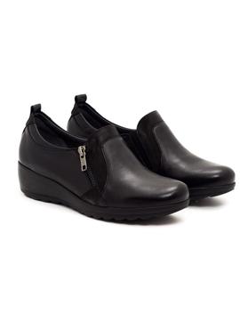 Mocasín Fluchos F1069 Negro para Mujer