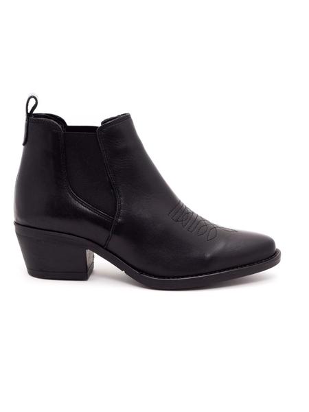 Botines camperos negro mujer clearance