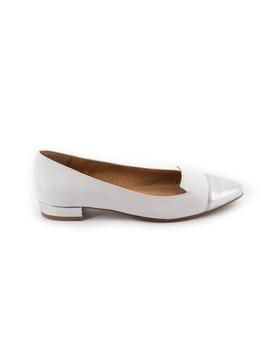 Zapato Giorda De Piel Blanco