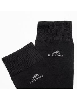 Pack 2 Pares de Calcetines Fluchos CA003 Negros para Hombre