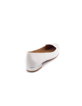 Zapato Giorda De Piel Blanco