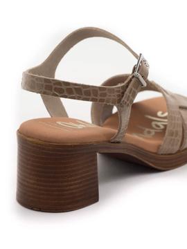 Sandalia Oh My Sandals 4846 Taupe para Mujer