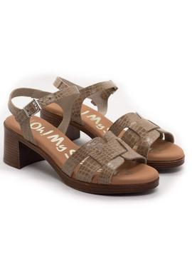 Sandalia Oh My Sandals 4846 Taupe para Mujer