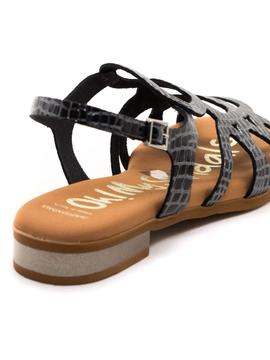 Sandalia Oh My Sandals 4813 Plomo para Mujer