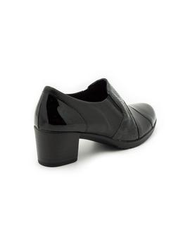 Zapato Pitillos De Piel Negro 5244