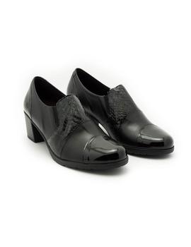 Zapato Pitillos De Piel Negro 5244