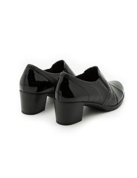 Zapato Pitillos De Piel Negro 5244