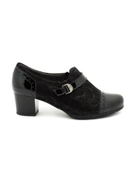 Zapato Pitillos De Piel Negro 5271