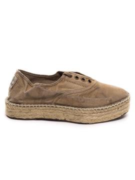 Zapatilla Natural World 657E Taupe para Mujer