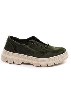 Zapatilla Natural World 7102 Verde Kaki para Mujer