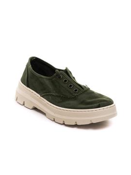 Zapatilla Natural World 7102 Verde Kaki para Mujer