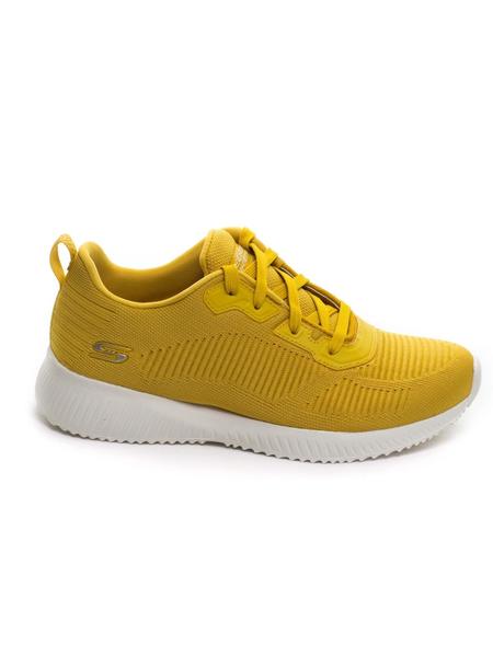 dolor Clasificación Perceptible Zapatilla Skechers 20504 Mostaza para Mujer en Monchel