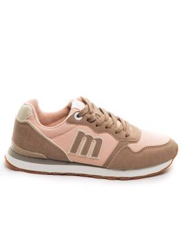 Deportivo Mustang 69988 Taupe-Rosa para Mujer