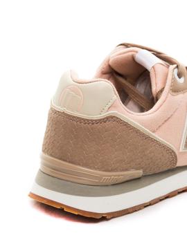 Deportivo Mustang 69988 Taupe-Rosa para Mujer