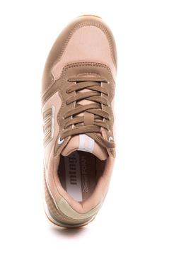 Deportivo Mustang 69988 Taupe-Rosa para Mujer