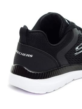 Deportivo Skechers 12607 Negro para Mujer