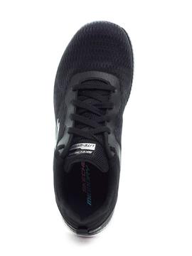 Deportivo Skechers 12607 Negro para Mujer