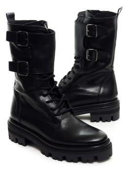 Botas Alpe 20900205 Militar Negras para Mujer