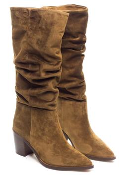 Bota Campera Alpe 21821101 Cuero para Mujer