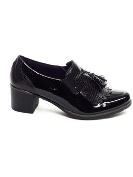 Mocasín Pitillos 1035 Negro para Mujer