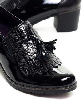 Mocasín Pitillos 1035 Negro para Mujer