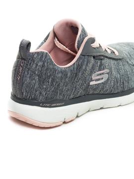 Deportivo Skechers 8888400 Gris para Mujer